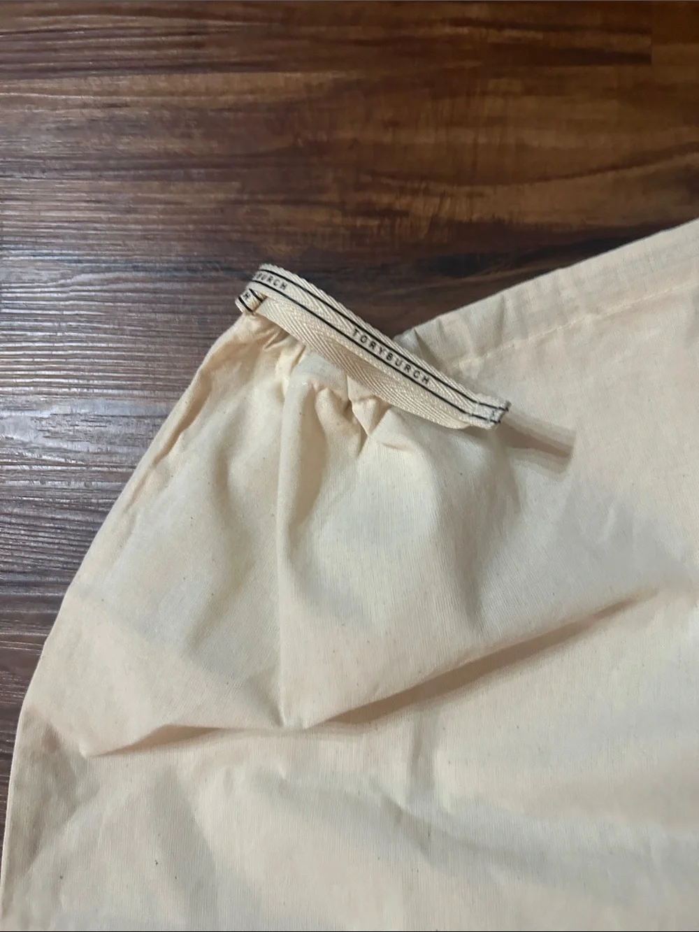 Tory Burch Cream Dust Bag